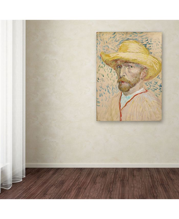 Trademark Global Van Gogh 'Selfportrait In Pink' Canvas Art - 47