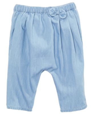 First Impressions Baby Girls Cotton Chambray Capris, Created for Macy's ...