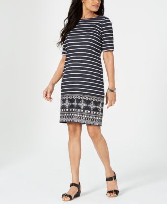 macys striped dress