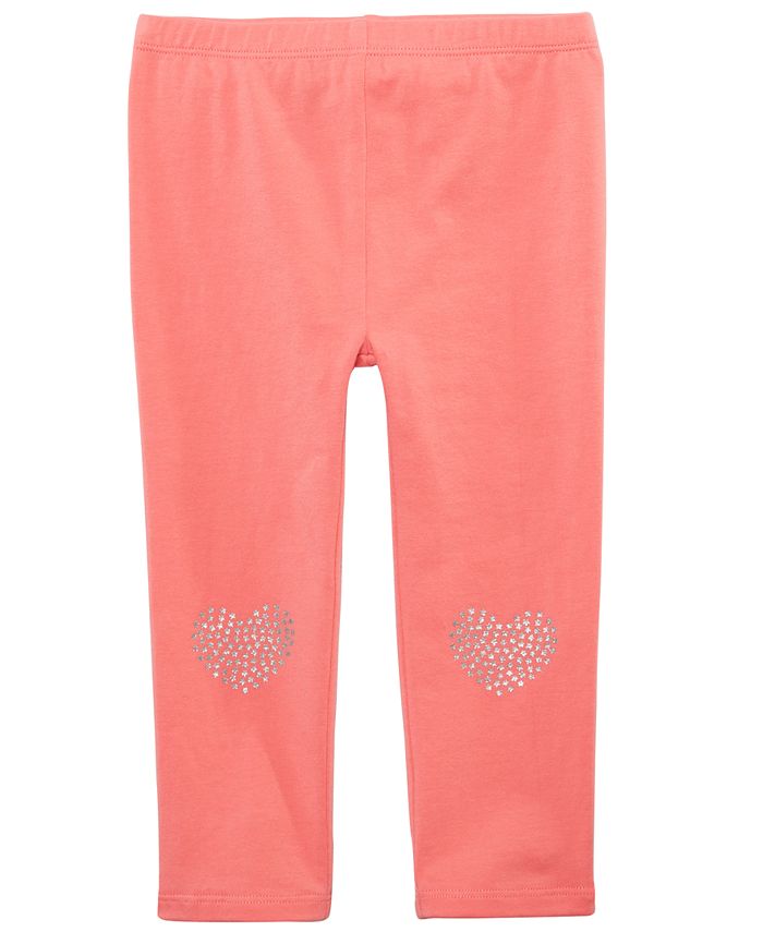 First Impressions Baby Girls Star Heart Leggings, Created for Macy's Macy's