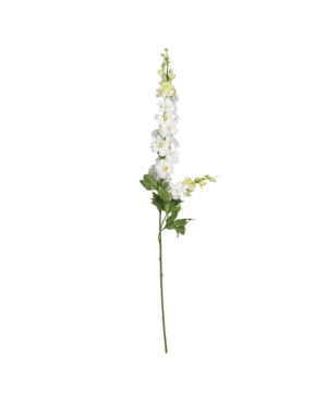Nearly Natural 38.5" Delphinium Stem, Set Of 12 In White