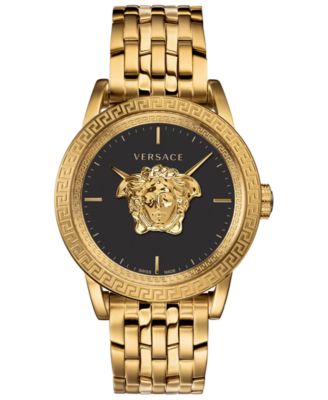 mens versace watch gold