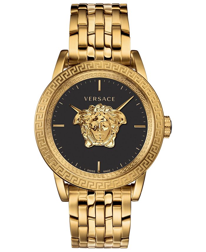 Versace Men's Swiss Palazzo Empire Gold Ion-Plated Stainless Steel