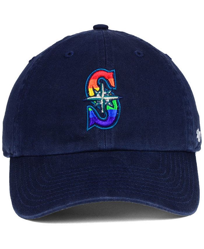 '47 Brand Seattle Mariners Pride CLEAN UP Strapback Cap Macy's