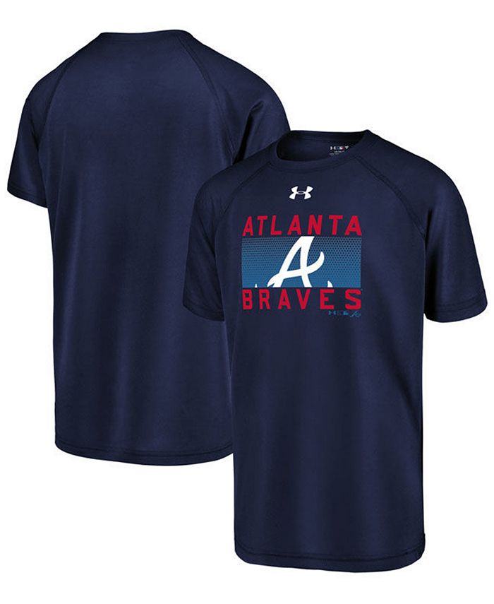 Under Armour Big Boys Atlanta Braves Logo Tech T-Shirt - Macy's