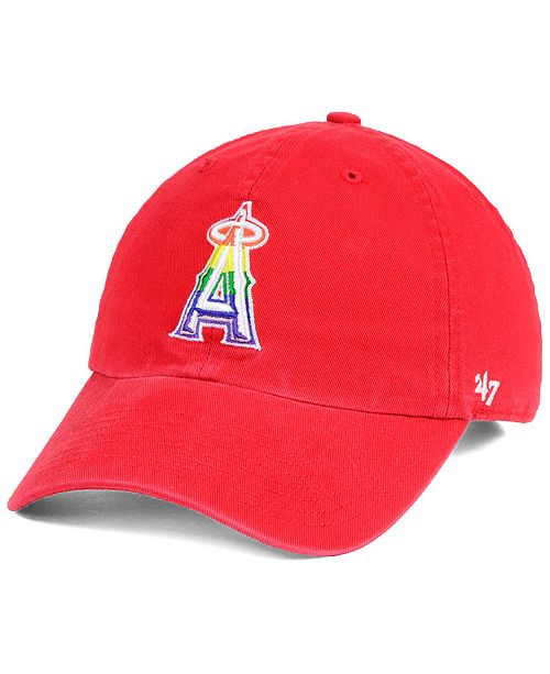 47 Brand Los Angeles Angels Pride Clean Up Strapback Cap Reviews