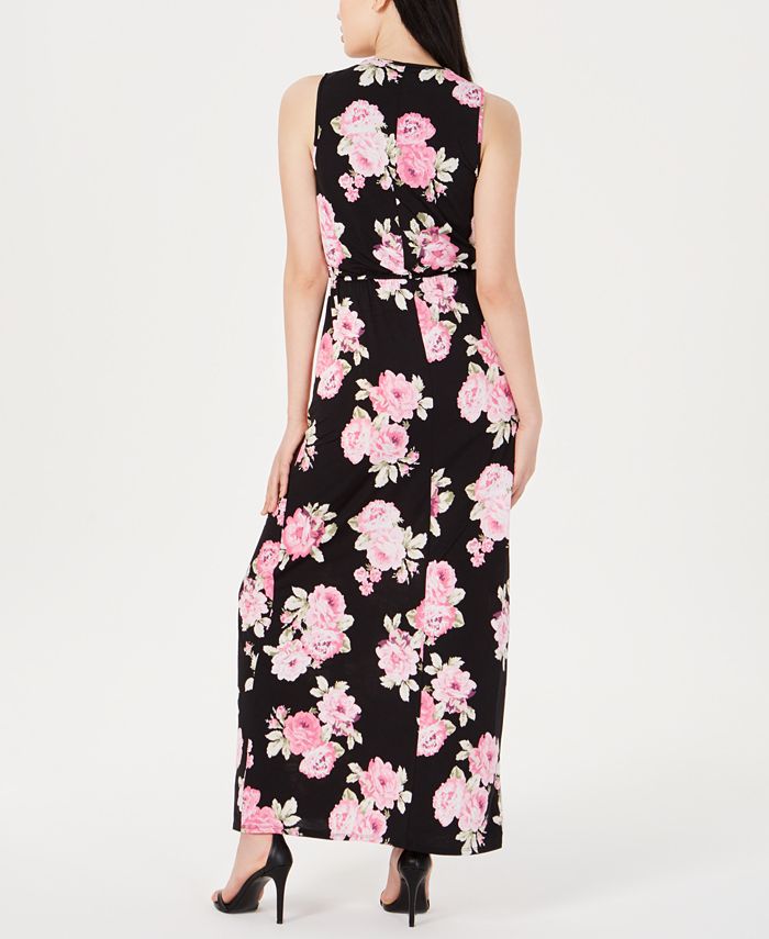 Trixxi Juniors' Floral-Print Maxi Dress - Macy's