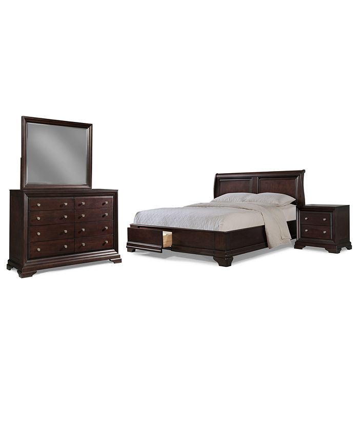 Furniture Newport Bedroom Furniture 3Pc. Set (California King Storage