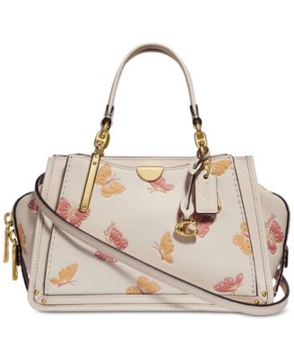 coach butterfly tote bag