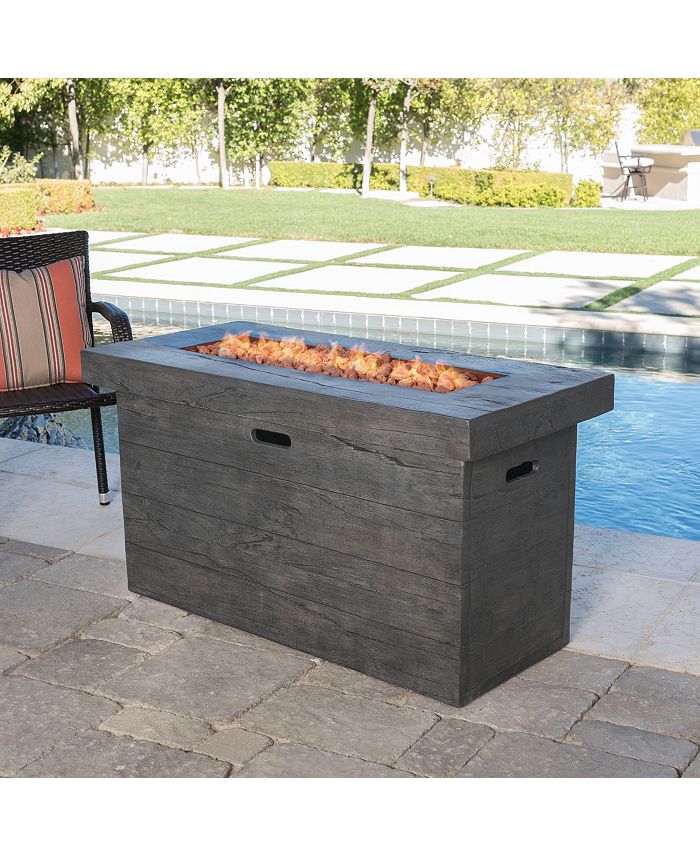 Noble House Custer Outdoor Fire Pit - Macy's