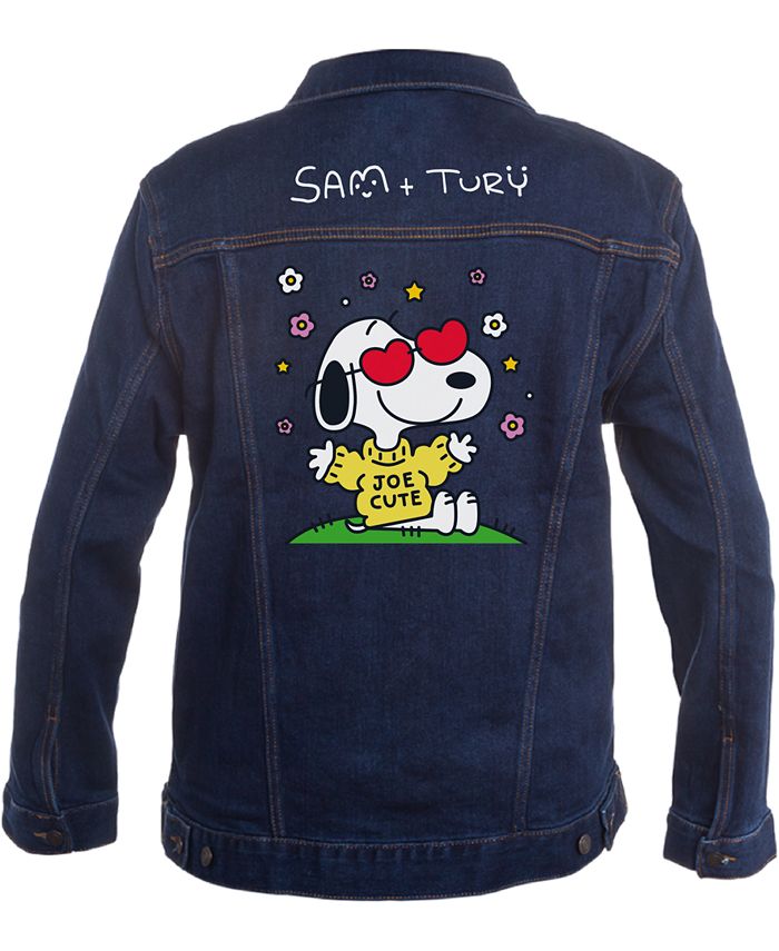 Peanuts CollectionMen's Snoopy Graphic Trucker Jacket Macy's
