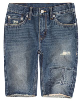 Levi's - Big Boys 511 Distressed Slim Cotton Shorts