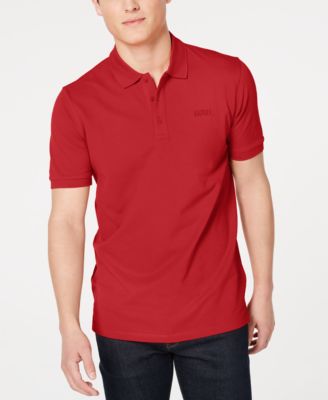 hugo boss pink polo