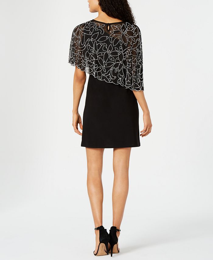 MSK Beaded Capelet Dress Macy's