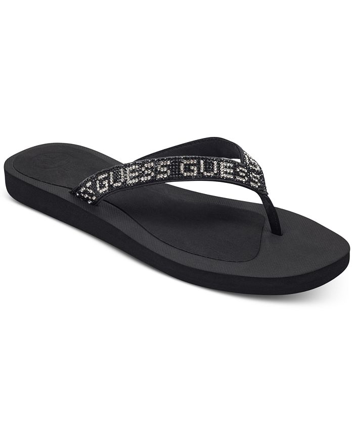 GUESS Women's Tajah Flip-Flop Sandals & Reviews - Sandals - Shoes - Macy's