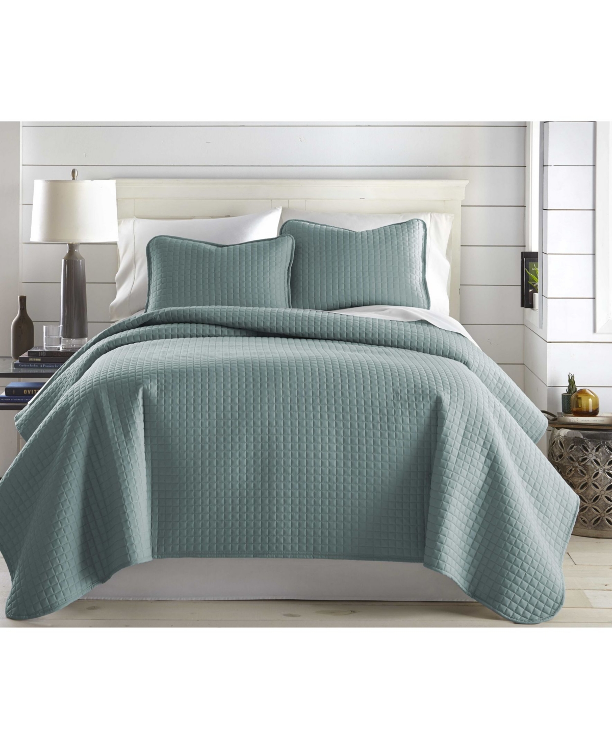 Southshore Fine Linens Oversized Lightweight 2-pc. Quilt Set, Twin In Steel Blue