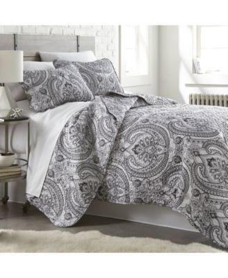 Classic Paisley 3-Pc. Quilt Set, Twin