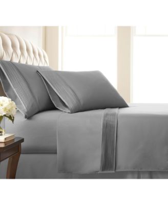 Classy Pleated 21" Extra deep, Pocket Sheet Set, Split King