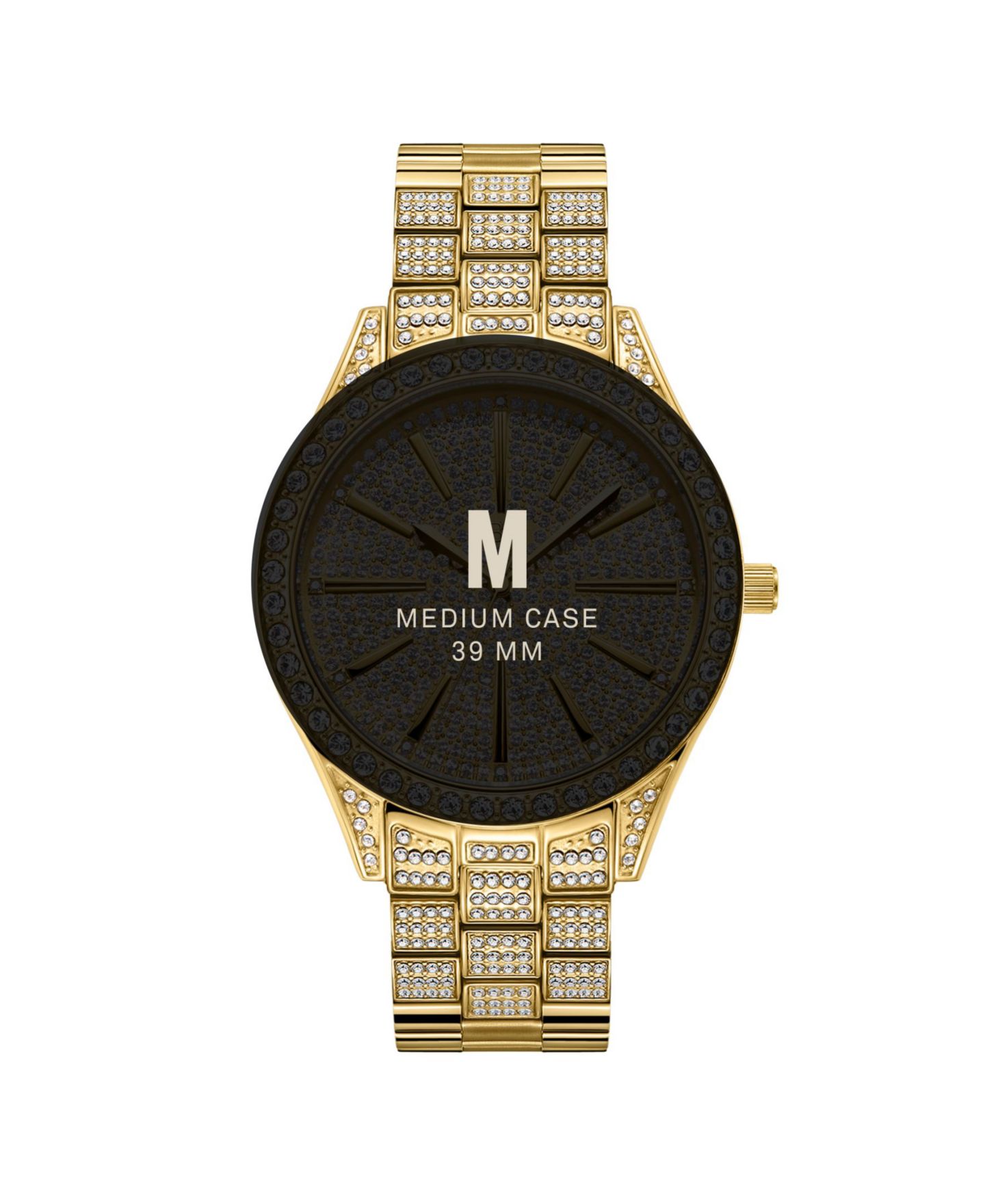 Женские часы Jbw Cristal Diamond (1/8 ct.t.w.) 18k Gold Plated Stainless Steel Watch, цвет: Золотой — фото 4