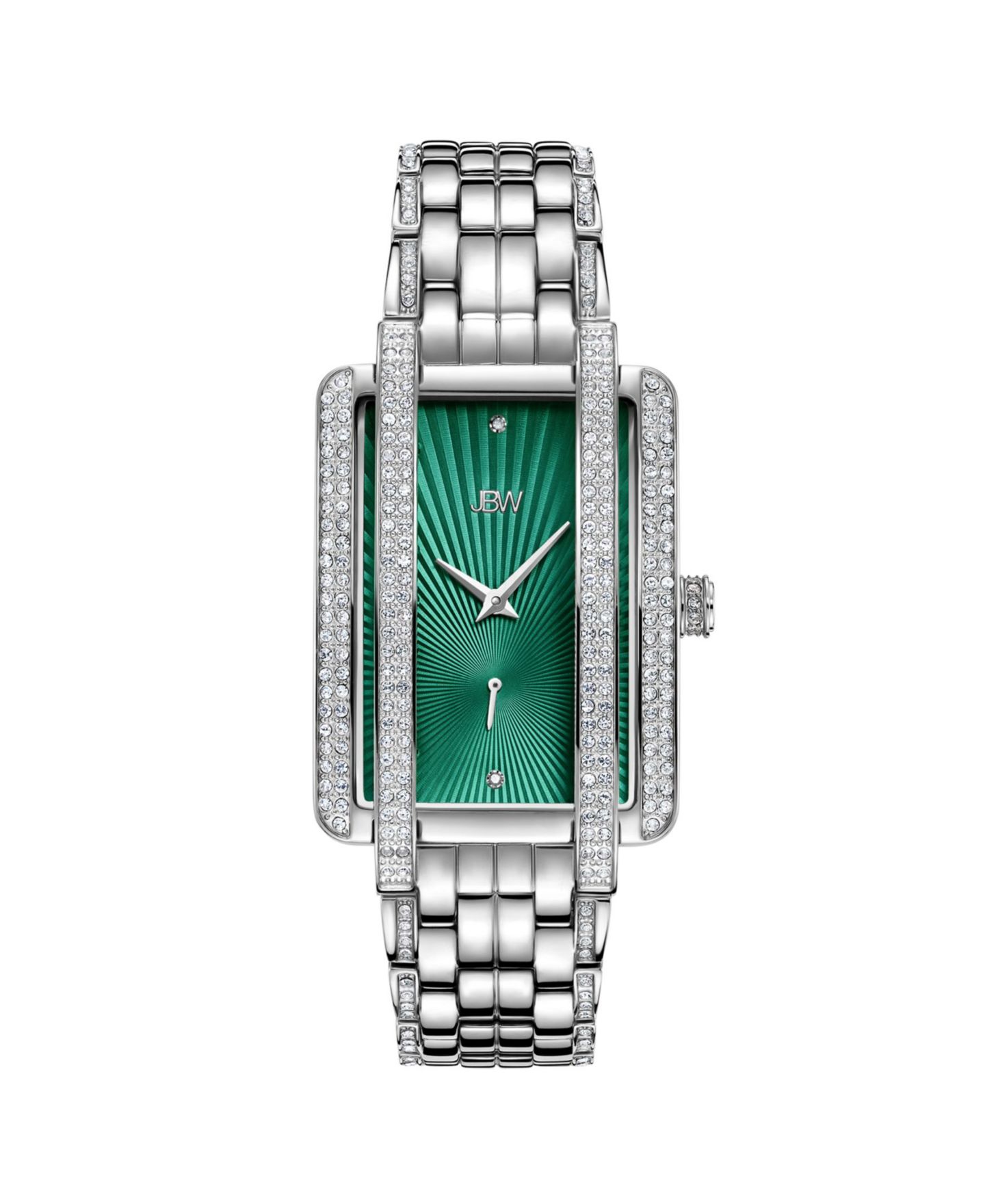 Женские часы Jbw Mink Diamond (1/8 ct.t.w.) Stainless Steel Watch, цвет: Серебряный — фото 1