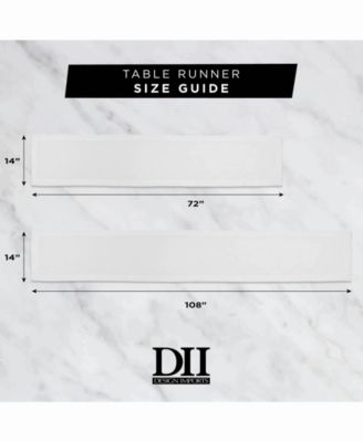 Outdoor Table Runner with Zipper 14" X 72"