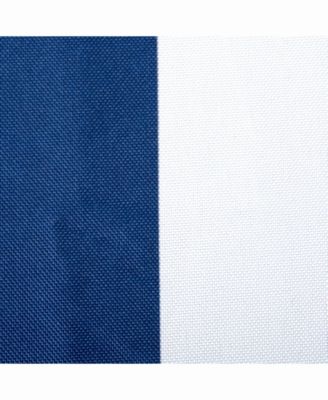 Nautical Blue Cabana Stripe Outdoor Table Runner 14" X 108"