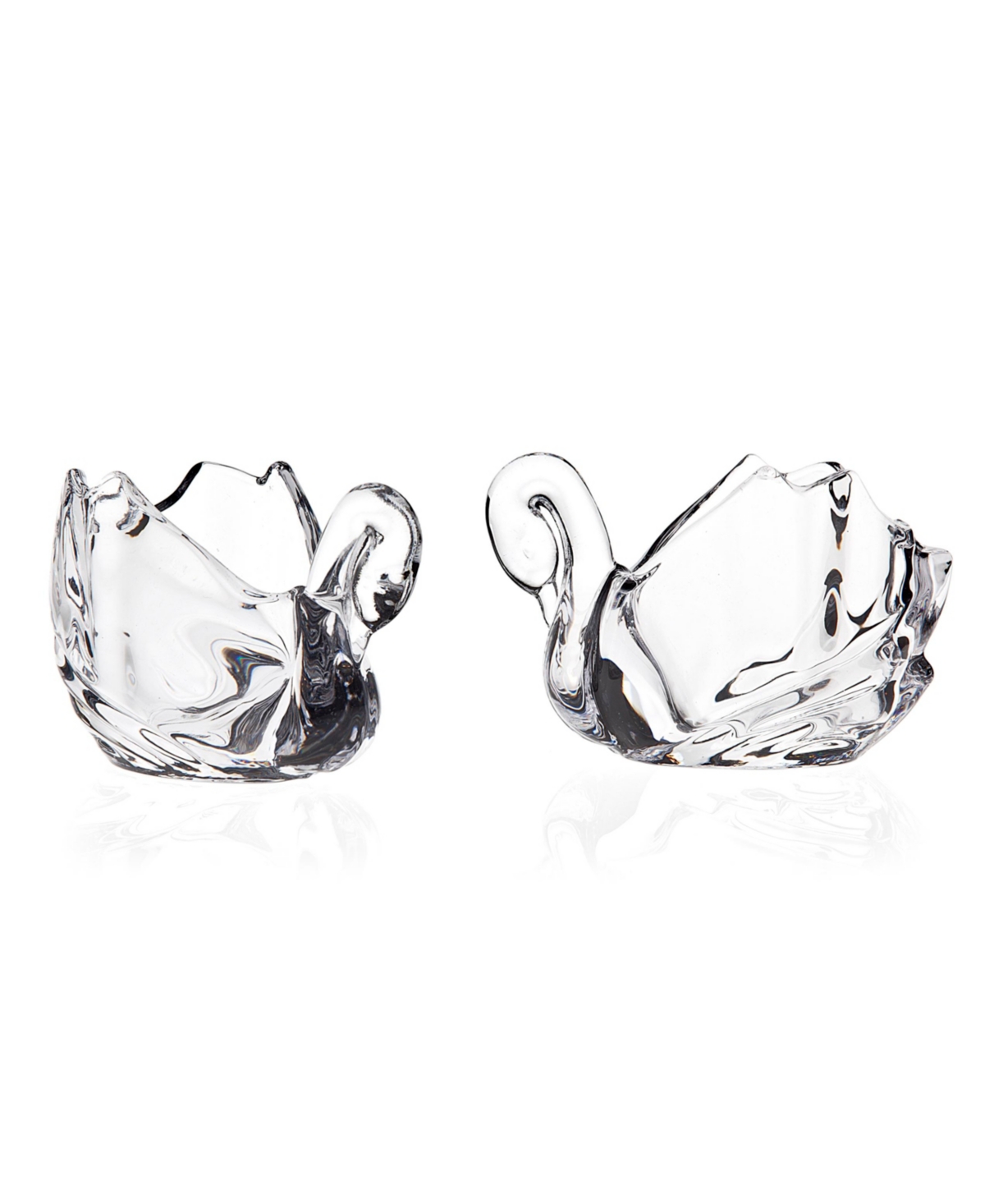 Shop Godinger Swan Voltive Holder In Silver