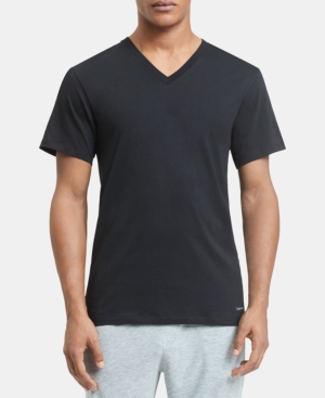 Calvin Klein Men's 5-Pk Cotton Classics V-Neck Undershirts Created for Macy's