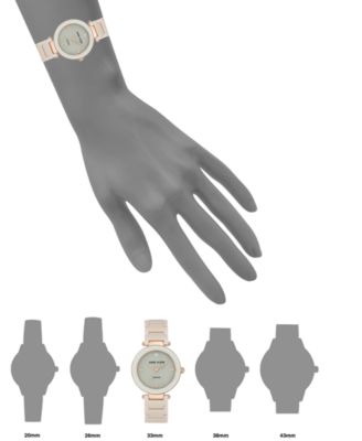 Genuine Mother of Pearl Dial with A Genuine Diamond Watch