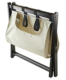 Dora Luggage Rack with Removable Fabric Basket