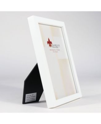 White Wood Picture Frame - Gallery Collection - 5" x 7"