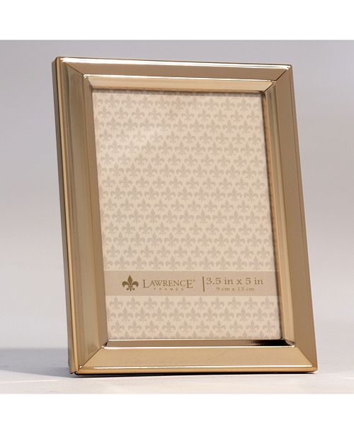 Lawrence Frames Gold Metal Picture Frame Classic Bevel 3 X 5