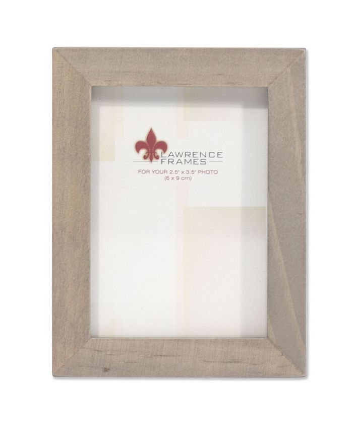 Lawrence Frames Gray Wood Picture Frame Gallery Collection 2" x 3