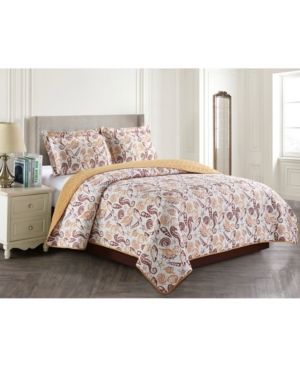 Home Styles Shell 3 Piece Quilt Set