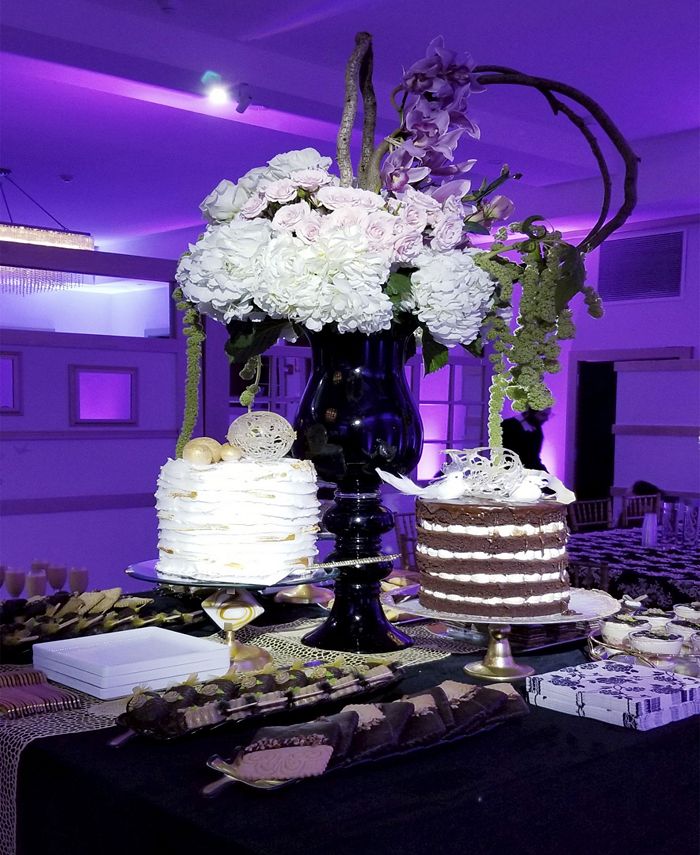 Classic Touch Glass Cake Stand with Agate Stone Stem Macy's