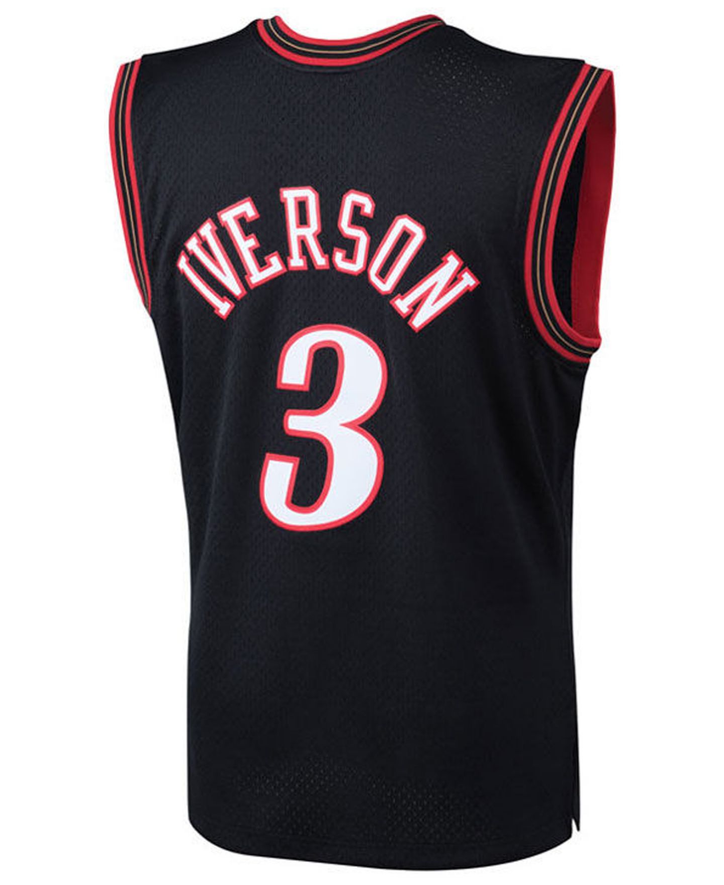Детская джерси Mitchell & Ness Allen Iverson Philadelphia 76ers Hardwood Classic Swingman — фото 2