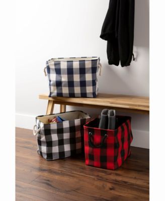 Storage Bin Buffalo Check, Rectangle