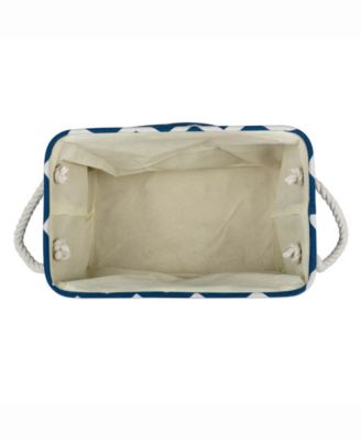 Design Import Storage Bin Chevron, Rectangle