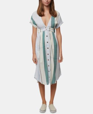 O'Neill - Juniors' Reid Striped Midi Dress