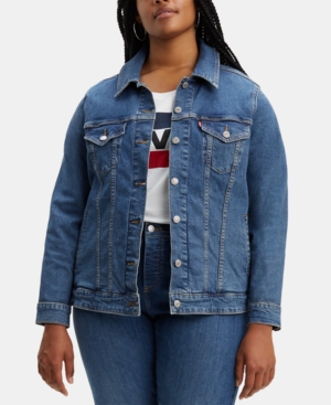 Levi's Trendy Plus Size Trucker Denim Jacket