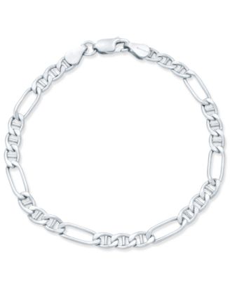 Giani Bernini - Figaro Chain Bracelet in 18k Gold-Plated Sterling Silver