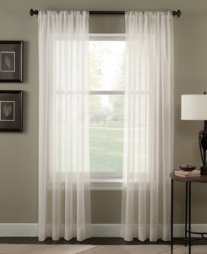 CHF TRINITY 51" X 63" CRINKLE VOILE SHEER CURTAIN PANEL