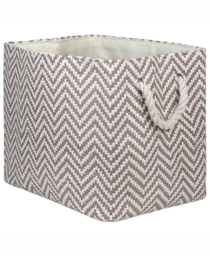 Design Imports Paper Bin Chevron, Rectangle & Reviews - Cleaning & Organization - Home - Macy's