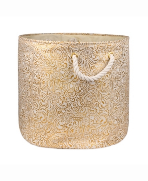 Storage Bin Paisley Round