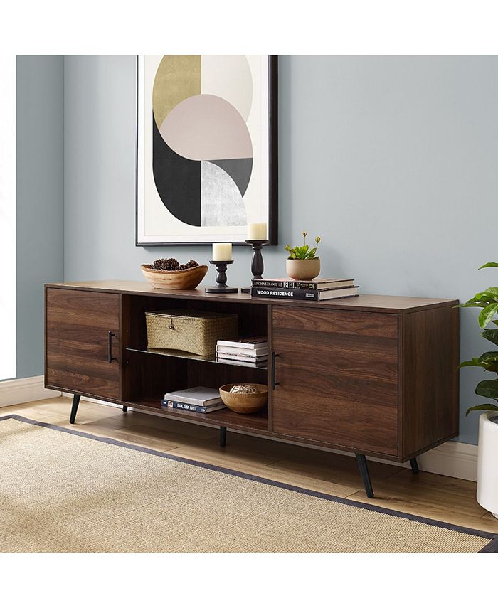 Walker Edison 70" Mid Century Modern T.V. Stand - Macy's