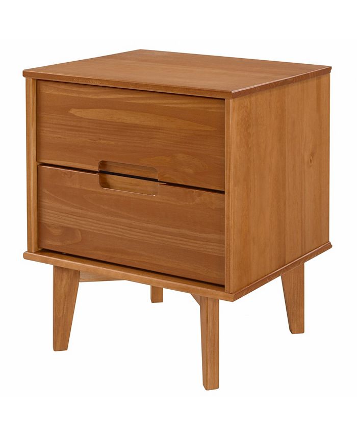 Walker Edison Mid Century Modern Wood Nightstand Macy's