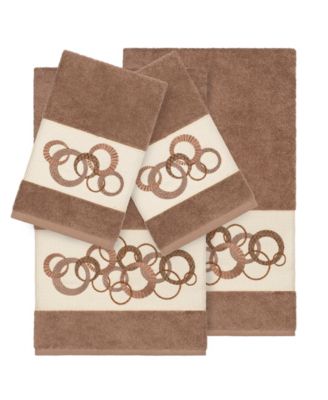 Turkish Cotton Annabelle 4-Pc. Embellished Towel Set