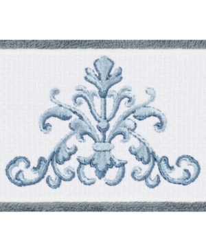 Linum Home Turkish Cotton Scarlet Embellished Hand Towel Bedding In Teal