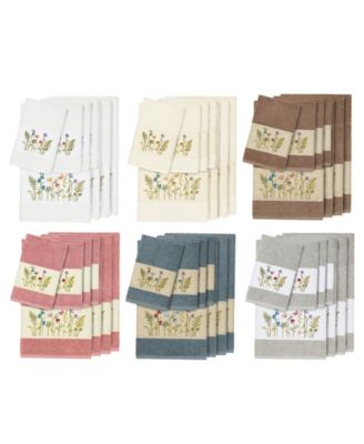 Turkish Cotton Serenity 8-Pc. Embellished Towel Set