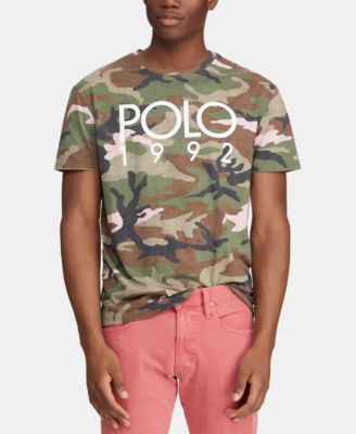 camo polo t shirt